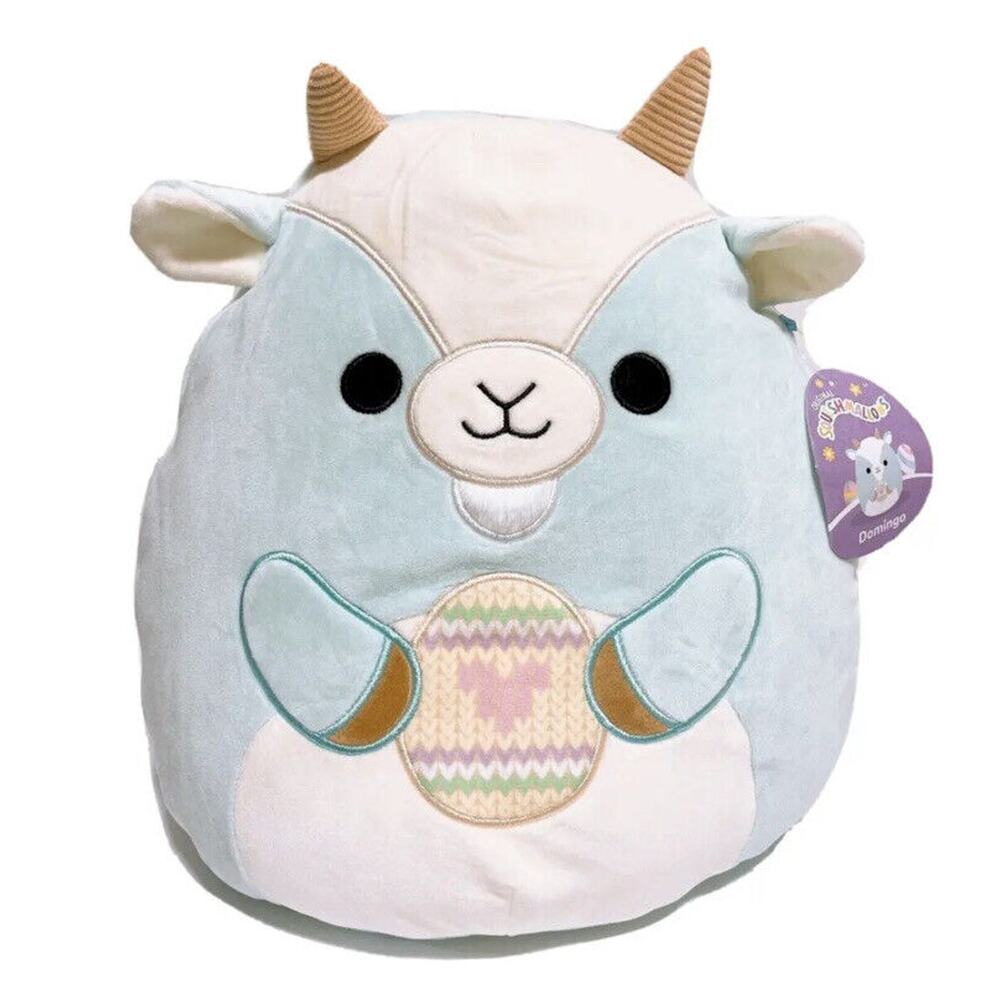🔥Squishmallow DOMINGO The Goat 8” Easter 2023 Plush Holding Egg NWT Fast Ship❤️